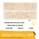 Pitsco LaserCut Basswood Torsion Catapult Kit Individual Pack