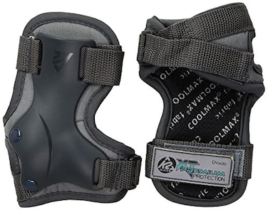 K2 Skate Womens XT Premium Wrist Guard Gray Large