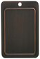 Amerock  Medium Coat Hook  Wall Mount  Oil Rubbed Bronze  1 Pack  Robe Hook  Towel Hook  Entryway Hook  Bathroom Hook