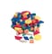 School Smart Jumbo Foam Pattern Blocks  3 inch  Set of 250  Assorted Colors