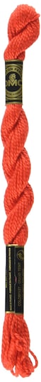 DMC 115 3606 Pearl Cotton Thread Bright OrangeRed