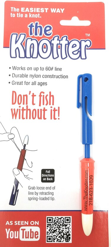 The Knotter HBK Knot Tying Tool red White Blue