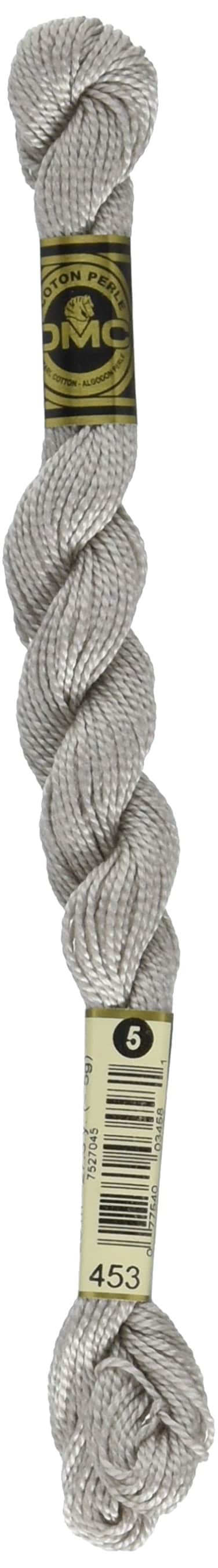 DMC 115 5453 Pearl Cotton Thread Light Shell Grey Size 5