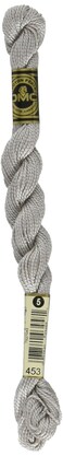 DMC 115 5453 Pearl Cotton Thread Light Shell Grey Size 5
