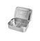 LunchBots Small Snack Packer Bento Box  Extra Small Divided Stainless Steel Snack Container  2 Compartments for Fruits Vegetables and Finger Foods  Dishwasher Safe  Stainless Lid