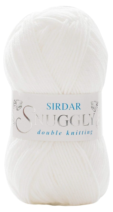 Sirdar Snuggly DK Double Knitting White 251 50g