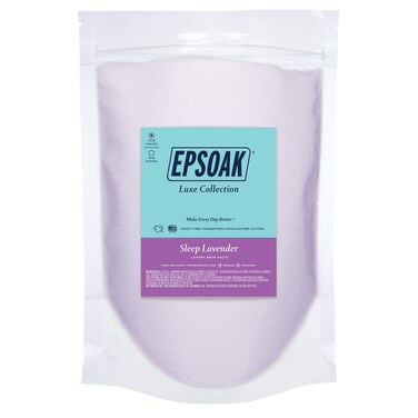 Sleep Lavender Bath Salts 10 lb Bulk Bag by San Francisco Salt Company
