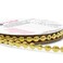 Dritz Home 44287 Smooth Decorative Nailhead Trim 716Inch x 5Yards Brass 75Piece