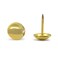 Dritz Home 44287 Smooth Decorative Nailhead Trim 716Inch x 5Yards Brass 75Piece