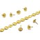 Dritz Home 44287 Smooth Decorative Nailhead Trim 716Inch x 5Yards Brass 75Piece