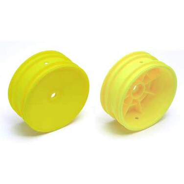 Team Associated 9691 Buggy Front Hex Wheel Yellow