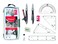 Maped Study Geometry 10 Piece Set  Advanced Student Kit  Precision Tools  Durable  Ergonomic Design  Enhances Creativity  Quality Materials