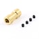 RC Airplane 3mm to 5mm Brass Motor Coupling Shaft Coupler Connector