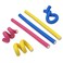 UT Wire 5 Inch Flexi Ties  YellowPinkBlue
