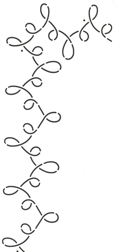 Quilting Creations Curly Q Border Quilt Stencil 3