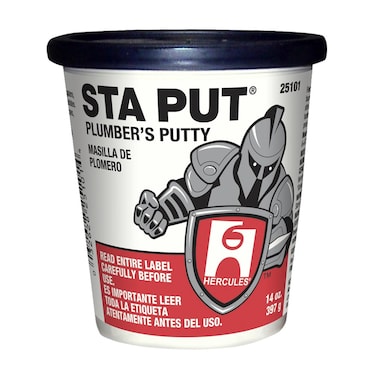 Hercules Sta Put White 14 oz Plumbers Putty