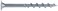 Hillman White Group 376250 WallDog Cabinet Mounting Screw 212Inch 212