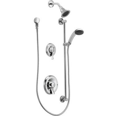 Moen T8342EP15 Commercial PosiTemp Pressure Balancing EcoPerformance Shower and Handshower Trim Valve Requireds Chrome