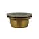 PlumBest D40140R 2Inch Brass No Caulk Shower Drain with Stainless Steel Strainer White