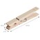 Smart Design 4Coil Heavy Duty Wooden Clothespins  Non Staining Hardwood Peg Pins  Close Wire Springs  Drying Hanging Clothes Laundry  Linens  Home 33 x 08 Inch 18 Pack