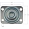 TPR Rubber Caster Wheel with Swiveling Top Plate w Brake  5Inch  350 lb Load Capacity  NonMarking for Hospitals Food Service  Other Institutional Applications