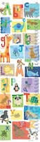 Oopsy Daisy A Z Animals by Jill McDonald Growth Charts 12 by 42Inch