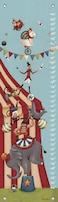 Oopsy Daisy Circus Super Stack by Sarah Lowe Growth Charts 12 by 42Inch