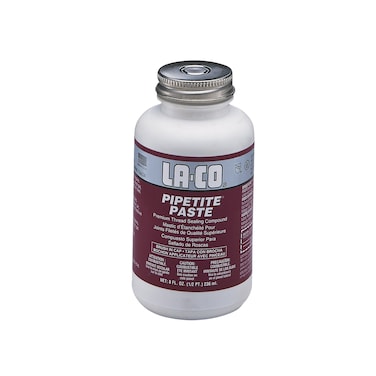 LACO PIPETITE Paste Soft Set Thread Compound 12 pt Jar with Brush in Cap 12110