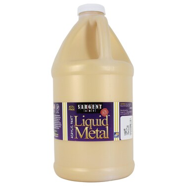 Sargent Art Gold Liquid Metal Acrylic Paint 64 oz 64 Fl Oz Pack of 1