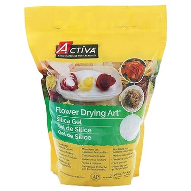 ACTIVA 2610 Silica Gel for Flower Drying 5 Pound