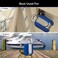 BRINKS  50mm Weather Resistant 4Dial Resettable Marine Combination Lock  Full Body Weather Resistant Cover with Boron Steel Shackle