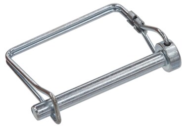 The Hillman Group 58532 Square Loop Wire Lock Pin with Tab 38 x 234Inch 2Pack  Zinc