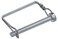 The Hillman Group 58532 Square Loop Wire Lock Pin with Tab 38 x 234Inch 2Pack  Zinc