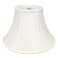Royal Designs Shallow Bell Basic Lamp Shade White 9 x 18 x 12