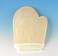 Loofah Mitt with Terry Cloth Backing Bungie Collar  Thumb