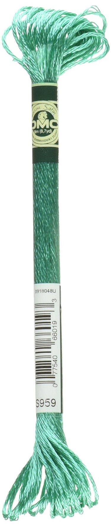 DMC 1008FS959 Shiny Radiant Satin Floss Sea Green 87Yard