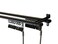 Rod Desyne Baton Draw Adjustable Double Track for Windows 48 to 84Inch Black