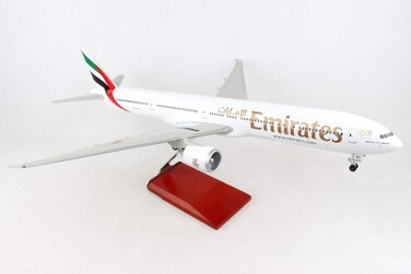 Daron Skymarks Emirates 777300ER Airplane Model Building Kit with Gear 1200Scale