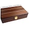 Best Chess Set Tracy Mini Travel Rummy Tile Board Game in Wood Case with Wooden Racks and Urea Tiles