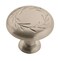 Amerock  Cabinet Knob  Satin Nickel  1516 inch 33 mm Diameter  NatureS Splendor  1 Pack  Drawer Knob  Cabinet Hardware