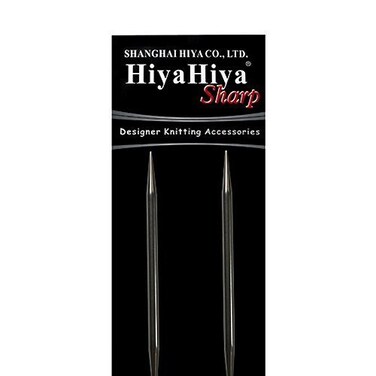 HiyaHiya Circular 9 inch 23cm Sharp Steel Knitting Needle Size US 0 2mm HISSTCIR90