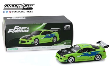 Greenlight 19039 1 18 Artisan Collection  The Fast  The Furious 2001  1995 Mitsubishi Eclipse  New Tooling