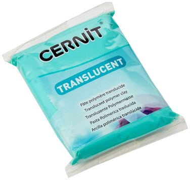 Cernit Transparant Clay 56g 7 x 55 x 15 cm Emerald