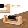PACEARTH Wood Push Up Bars with NonSlip Baseplate Comfortable Rubber Grip Parallettes Pushup Stands for Fitness Workout Home Gym Muscle Training Body Building Sturdy Pushup Handles for Men and Women