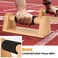 PACEARTH Wood Push Up Bars with NonSlip Baseplate Comfortable Rubber Grip Parallettes Pushup Stands for Fitness Workout Home Gym Muscle Training Body Building Sturdy Pushup Handles for Men and Women