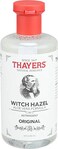 Thayers Witch Hazel with Aloe Vera Original Astringent 12 oz