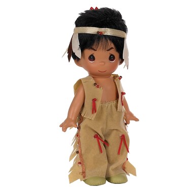 The Doll Maker Precious Moments Dolls Linda RickTen Little Indians 8 Little Indian7 inch Doll