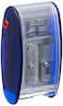 AS2M 1053121 Long Point Sharpener sharpens in 2 steps 2 spare blades includes With lead pointers for 2 mm and 32 mm BLUE only
