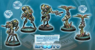 Corvus Belli Infinity Combined Army  Ikadron Batdroids  Imetron