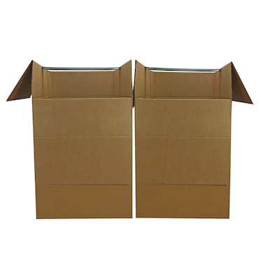 uBoxes Moving Boxes Bundles Shorty Wardrobe Boxes Pack of 3